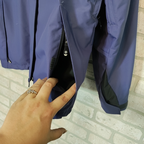 Columbia Omni Shield Womens Core Interchange Purple 2 in 1 Coat Sz M - Picture 8 of 15